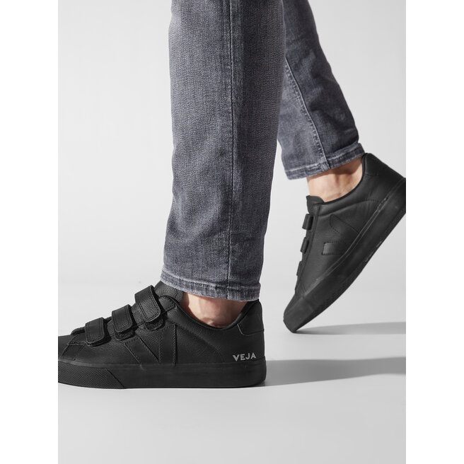 Veja Superge Veja Recife Logo Chromefree RC0502955B Full Black