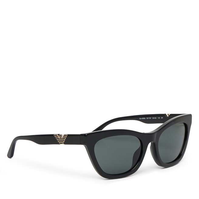 Okulary przeciwsłoneczne Emporio Armani 0EA4259U 501787 Czarny - kobiece
