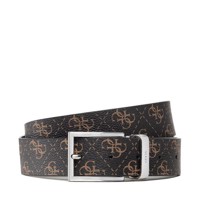 Pasek Męski Guess Vezzola Belt BM7541 - Brązowy