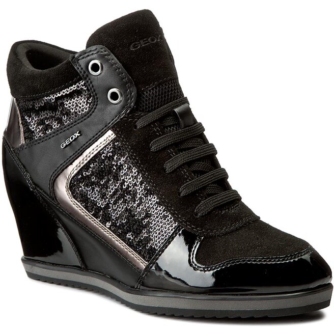 huella dactilar Post impresionismo Bienes diversos Sneakers Geox D Illusion B D7254B 0AT54 C9999 Black • Www.zapatos.es