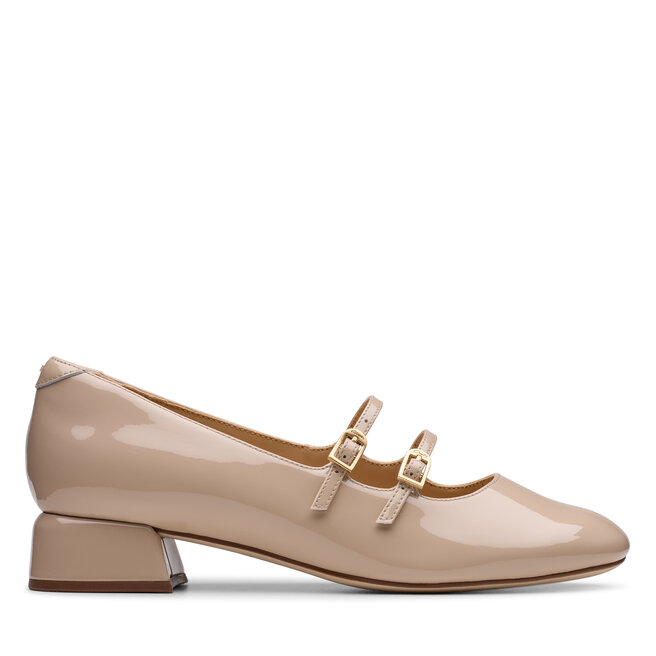 Półbuty Clarks - Beżowy