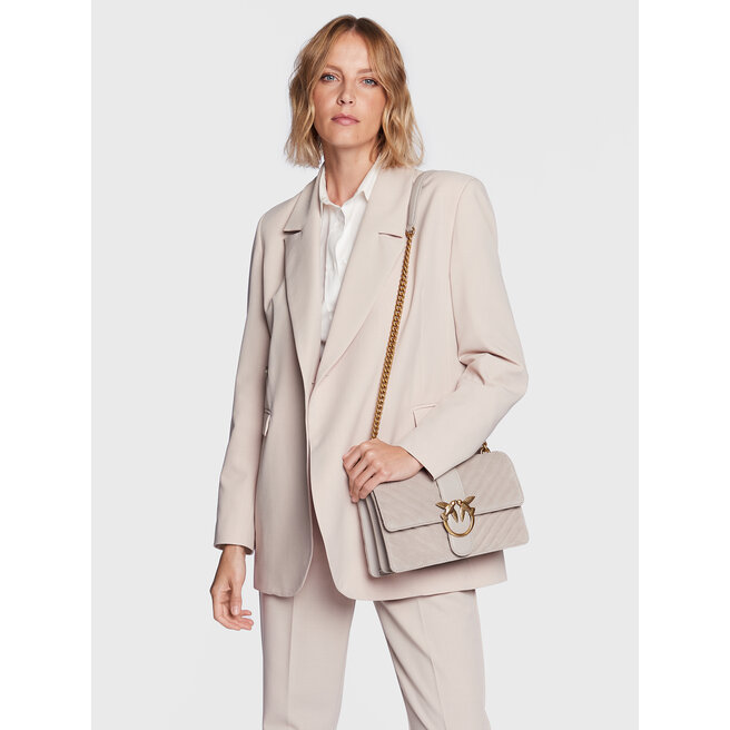 Pinko Handtasche Pinko Love One Classic Cl PE 23 PLTT 100053 A0F6 Grey I30Q
