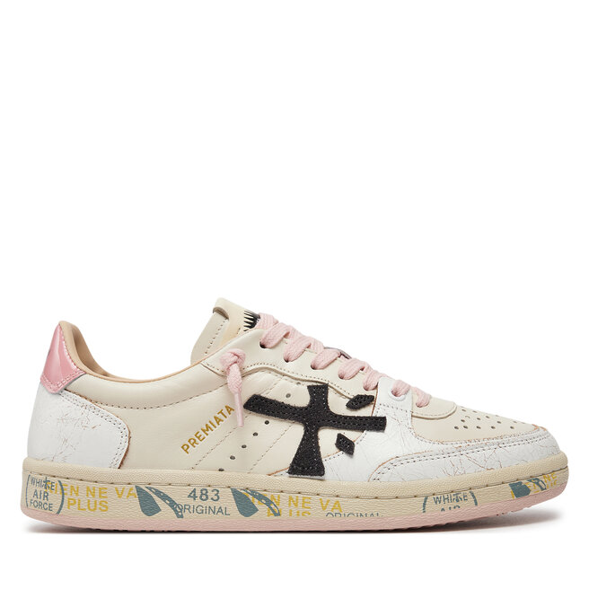 Sneakersy Premiata Bsktclad BSKT CLAYD VAR - Écru