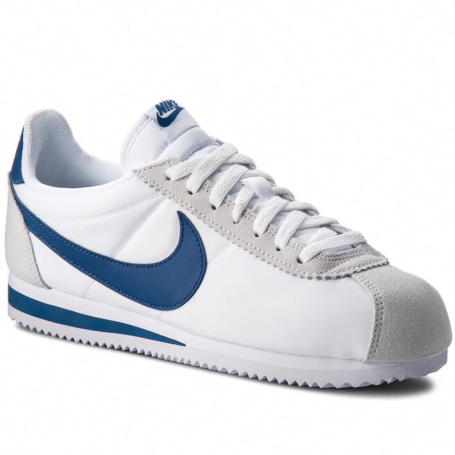 ojo Recuerdo martes Zapatos Nike Classic Cortez Nylon 807472 102 White/Gym Blue • Www.zapatos.es