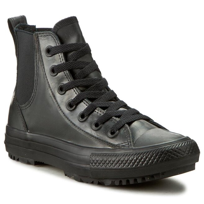 soplo Refrescante Espinas Bambas Converse Ctas Chelsea Boot Rubber Hi 553264C Black/Black | zapatos.es