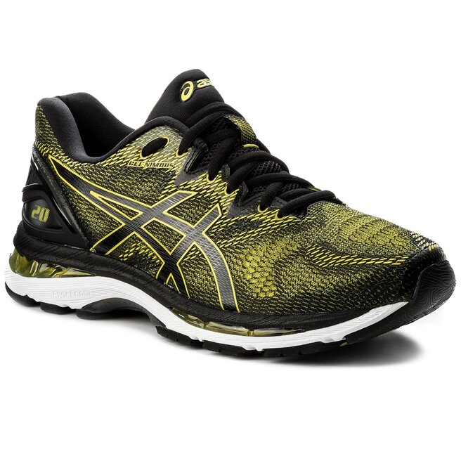 Schuhe Asics Gel Nimbus 20 T800N Sulphur Spring Black White 8990