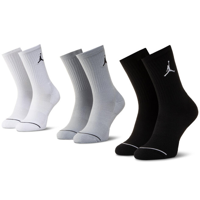 Nike - Jordan - Lot de 3 paires de chaussettes - Blanc