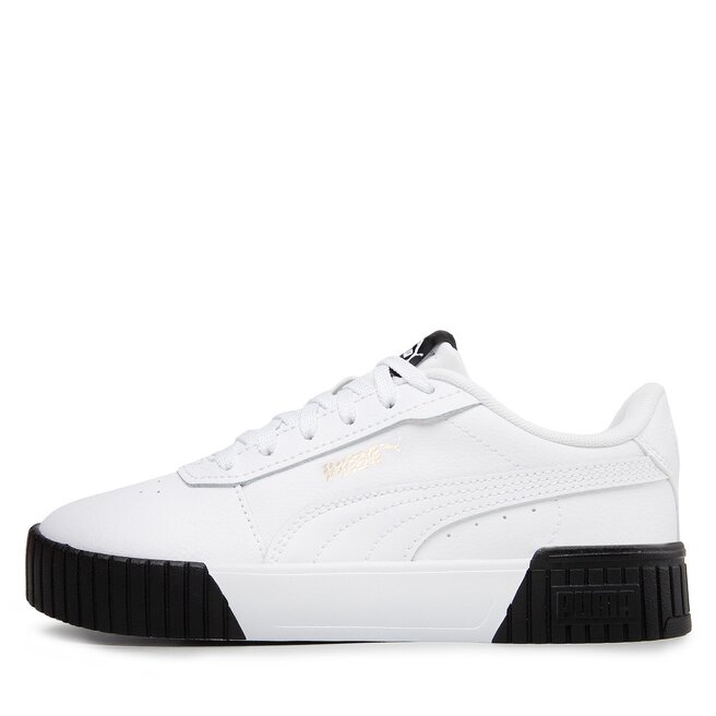 White pumas with gold hot sale