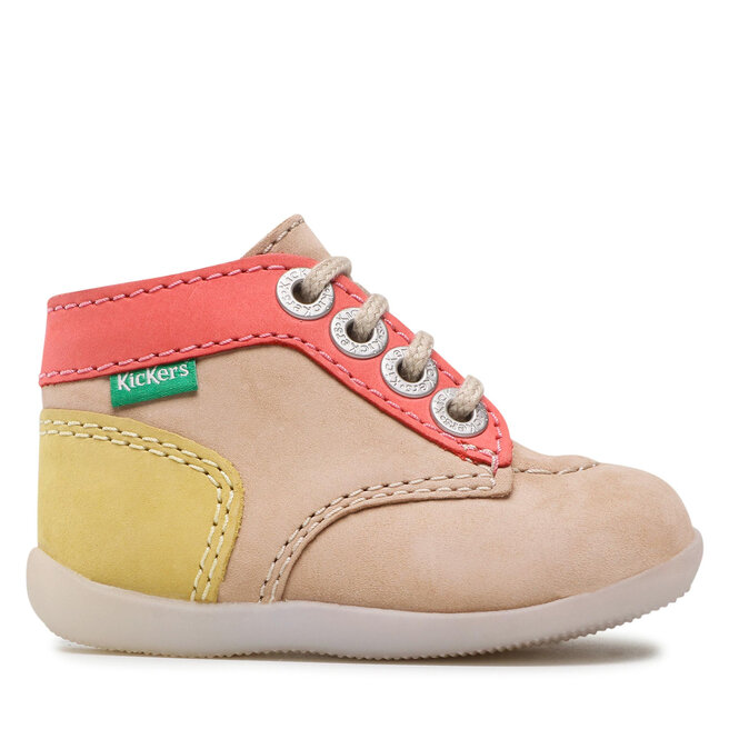 Schn rschuhe Kickers Bonzip 2 879052 10 M Beige Rose Jaune 112