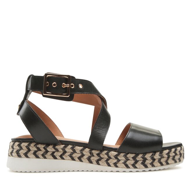 Sandali Geox D Eolie Bambina - Wedge Con Zeppa, Pelle, Tacco 5cm