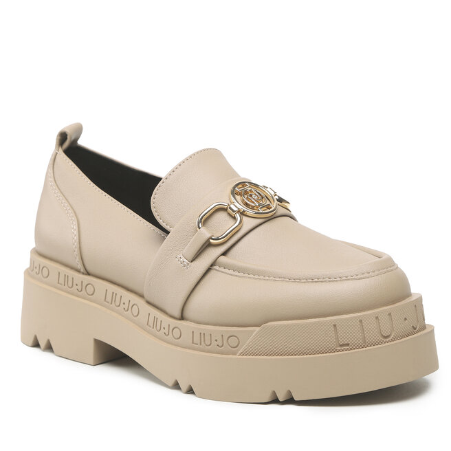 Loafers Liu Jo Love 35 SF2259 EX014 Taupe S1812 epantofi-Femei-Pantofi-Fără imagine noua