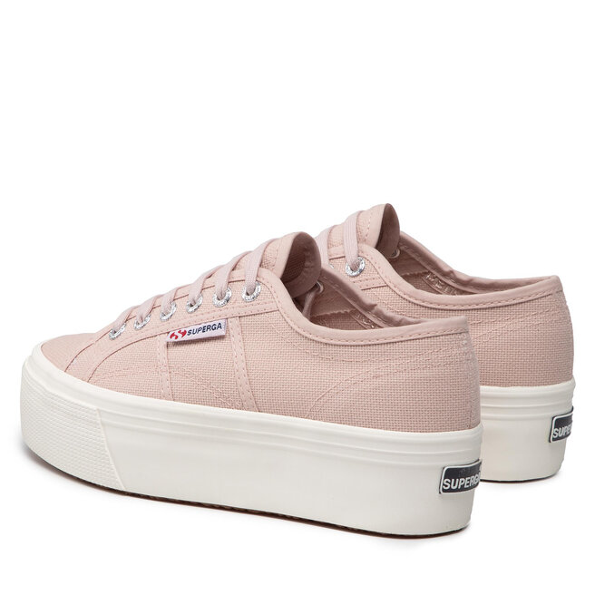 Superga Sneakers aus Stoff Superga 2830 Platform S9111LW Pink Skin/F Avorio AFB