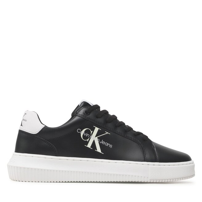 Sneakersy Calvin Klein Jeans Chunky Cupsole Monologo - Czarny