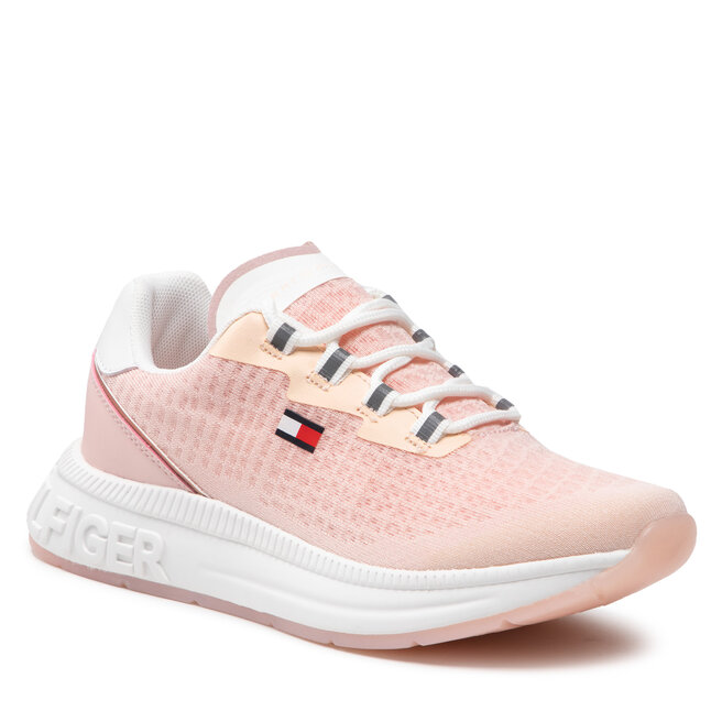 Sneakers Tommy Hilfiger Low Cut Lace-Up Sneaker T3A4-32166-0308 S Pink/White X054