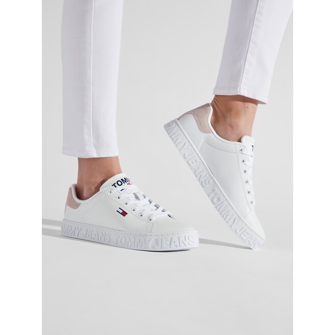 Tommy Jeans Sneakersy Tommy Jeans Sneaker Pop EN0EN01846 White YBR