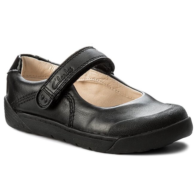 Clarks LilfolkBud Inf 261268186 Black Leather