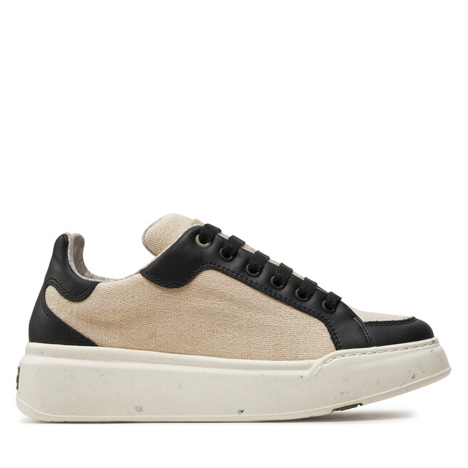 Sneakersy Max Mara Maxihempgreen - Beżowy
