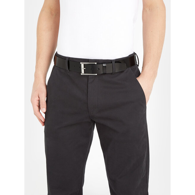 Calvin Klein Pánský pásek Calvin Klein Adj Faceted Lux K50K510957 Ck Black BAX