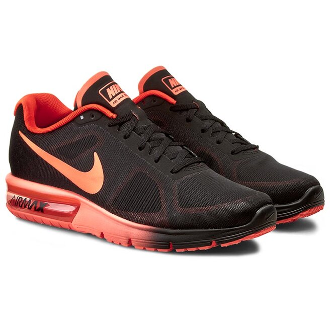 canal caos Paloma Zapatos Nike Air Max Sequent 719912 012 Black/Total Crimson • Www.zapatos.es