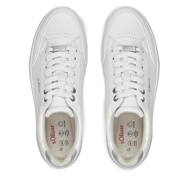 S.Oliver 5-5-23662-20 Sneaker Donna - Scarpe Comode E Moderne Per Tutti I Giorni, Performance Foodbed, Red Label