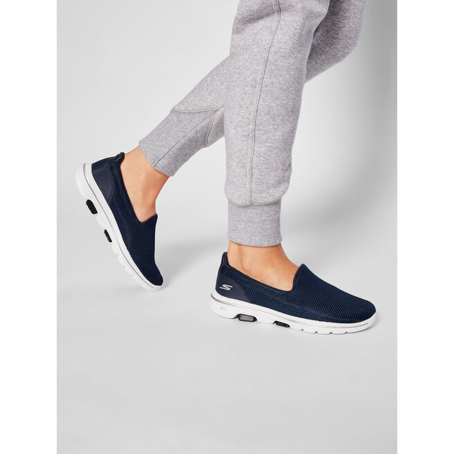 Skechers Félcipő Skechers Go Walk 5 15901/NVW Navy/White
