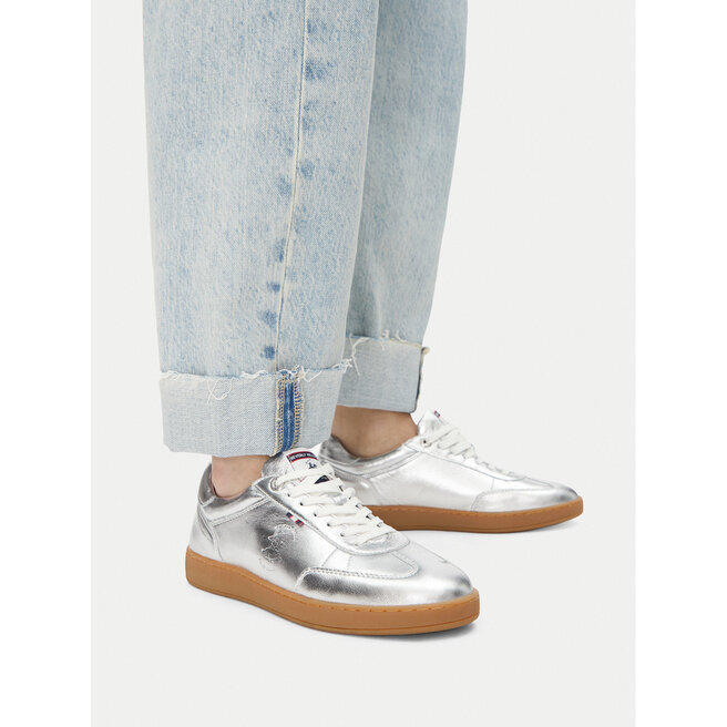 Sneakersy Beverly Hills Polo Club WI44-VOUN-02 Srebrny