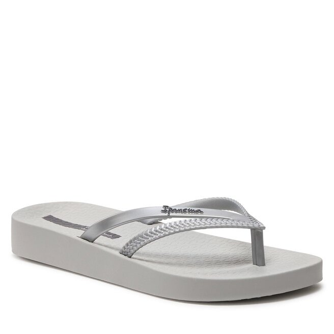 Japonki Ipanema 82840 Grey Silver AQ443 eobuwie .pl