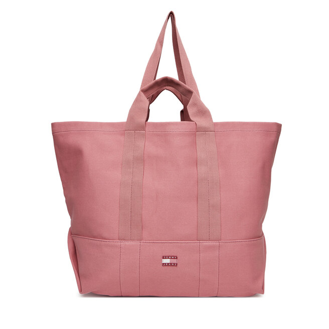 Torebka Tommy Jeans Tjw Tote Edition Canvas - Różowy