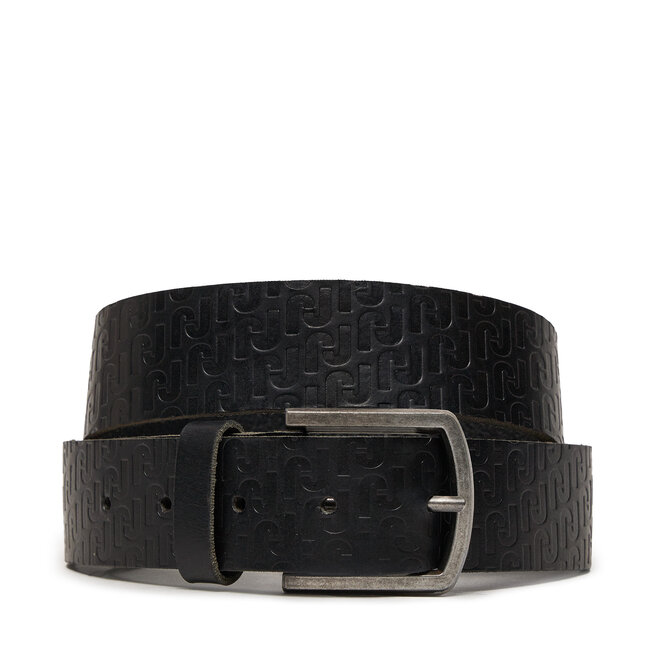 Pasek Męski Jack&Jones Monogram - Czarny