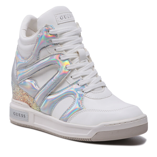 Sneakers Guess Lisa FL5LIS SMA12 WHITE epantofi-Femei-Pantofi-Sneakerși imagine noua 2022