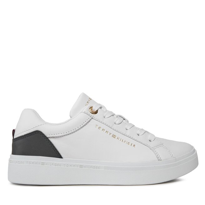 Sneakersy Tommy Hilfiger Elevated Essential Court Sneaker - Biały