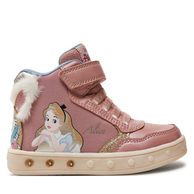 Sneakersy Geox J Skylin Girl J468WG 011KN - M Różowy