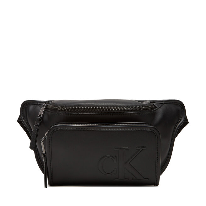 Saszetka nerka Calvin Klein Sculpted Impression Waistbag 38 - Czarny