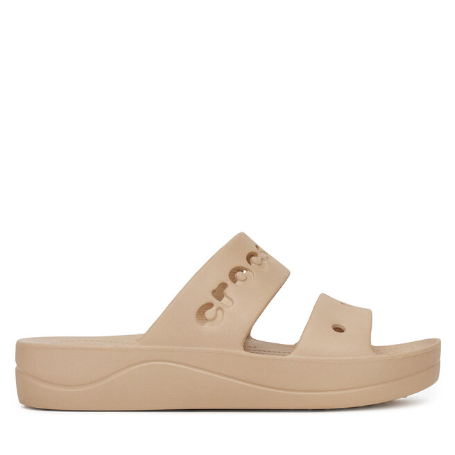 Klapki Crocs BAYA PLATFORM SANDAL - Beżowy