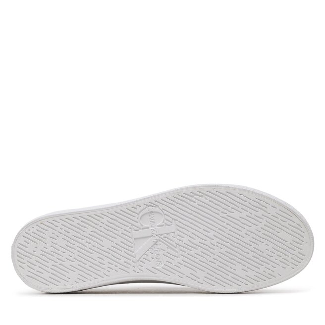 Calvin Klein Jeans Teniși Calvin Klein Jeans Vulc Flatform Essential Mono YW0YW01030 White YBR
