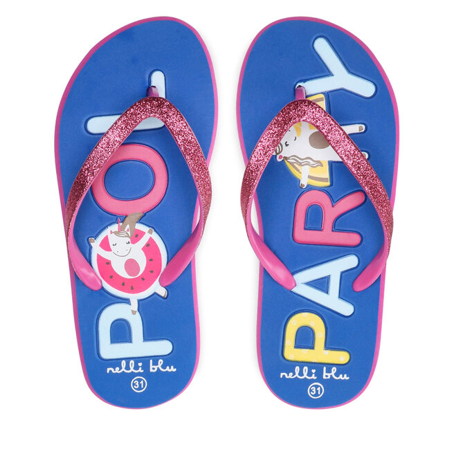 Japonki Nelli Blu 858697 Granatowy -