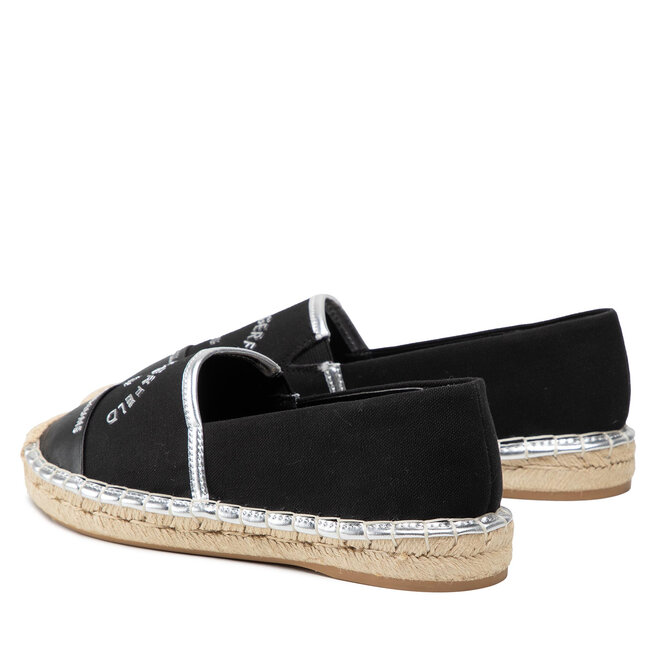 KARL LAGERFELD Еспадрили KARL LAGERFELD KL80108A Black Canvas