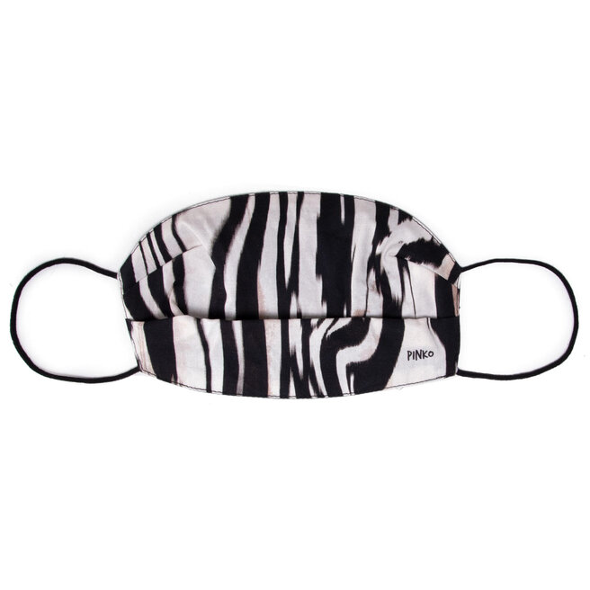 Pinko Текстилна маска Pinko Telematica Mask 20211 PRR 1N20D8.Y7RG Bianco/Ner ZMZ