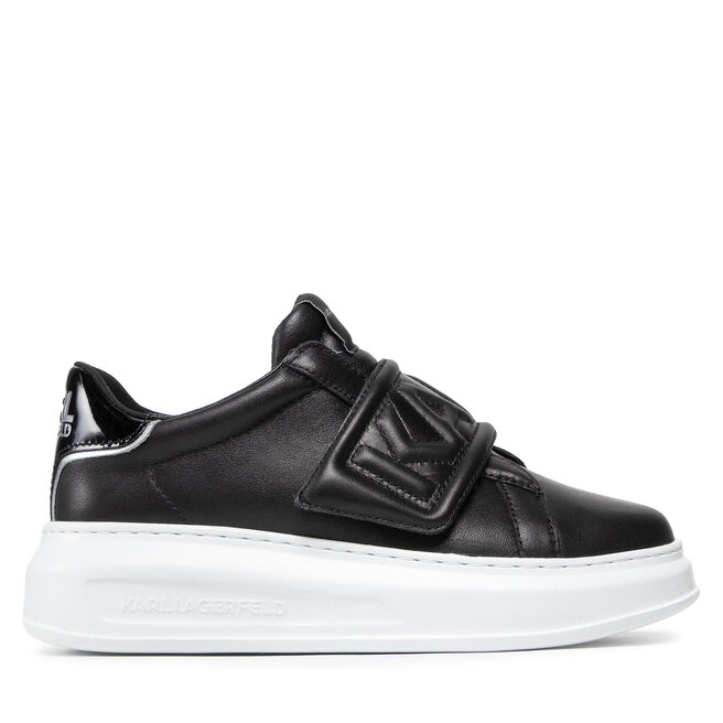 KARL LAGERFELD Sneakersy KARL LAGERFELD KL62537 Black Lthr