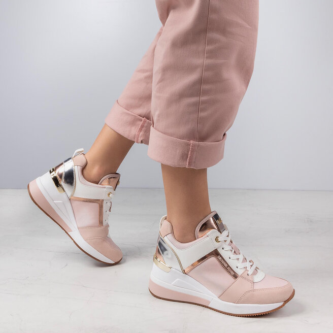 Michael kors shop georgie trainer pink