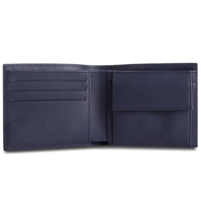 Lacoste Portofel Mare pentru Bărbați Lacoste M Billfold Coin NH1112FG Peacoat 021