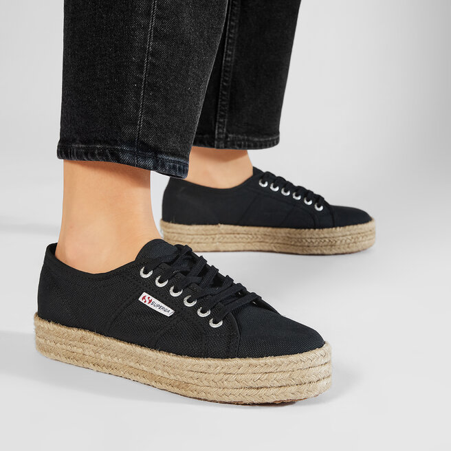 Superga Еспадрили Superga 2730 Cotropew S00CF20 Black 999