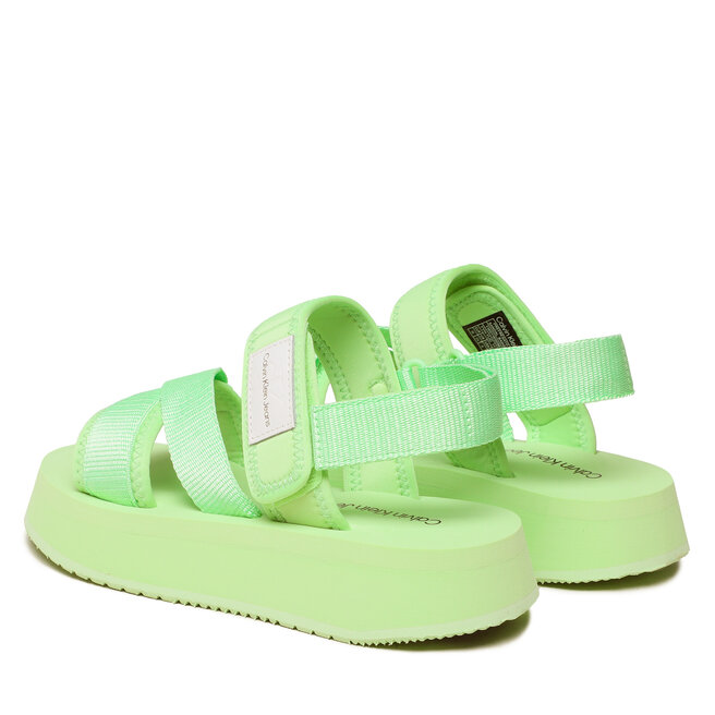 Calvin Klein Jeans Сандали Calvin Klein Jeans Prefresato Sandal Badge YW0YW00967 Live Mist 0H9