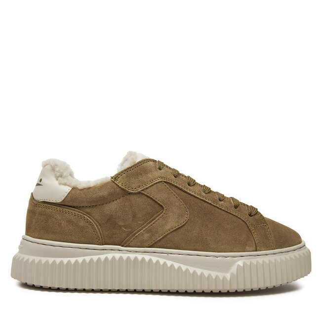 Sneakersy Voile Blanche Lipari Fur - Brązowy