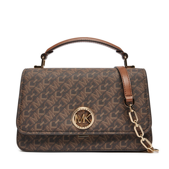 Torebka MICHAEL Michael Kors Delancey - Brązowy