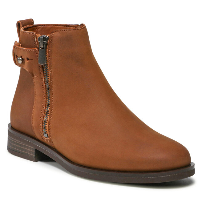 Clarks Tronchetti Clarks Memi Lo 261622394 Dark Tan Lea