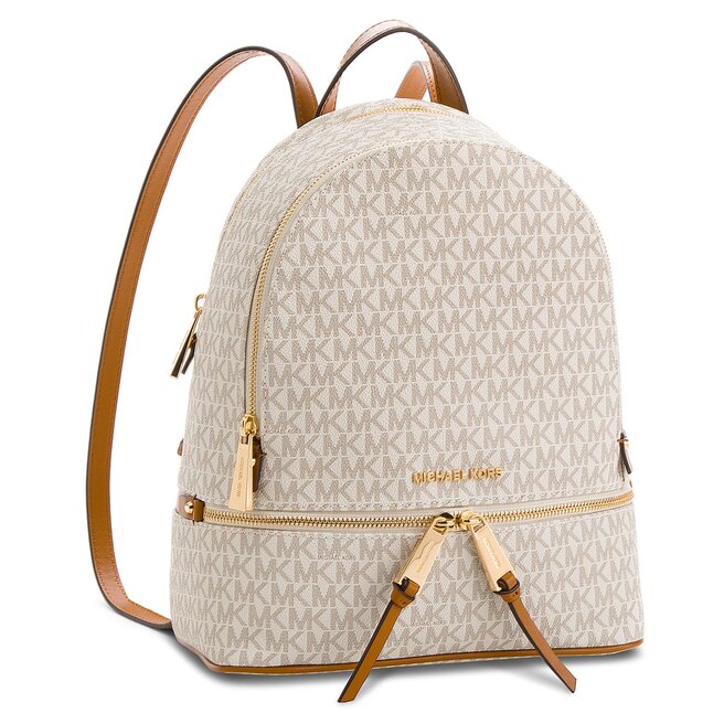 Plecak MICHAEL Michael Kors Rhea Zip 30S7GEZB1B Beżowy -