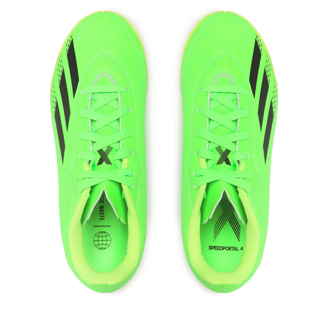 adidas Обувки adidas X Speedportal.4 In J GW8505 Sgreen/Cblack/Syello
