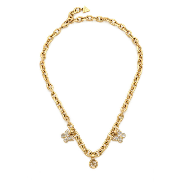 Naszyjnik Guess JUBN06 129JW Złoty -