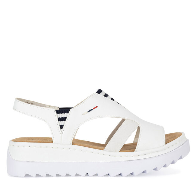 Sandały Rieker V44Y5-80 Biały - kobiece